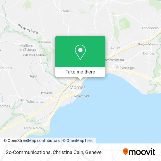 2c-Communications, Christina Cain map