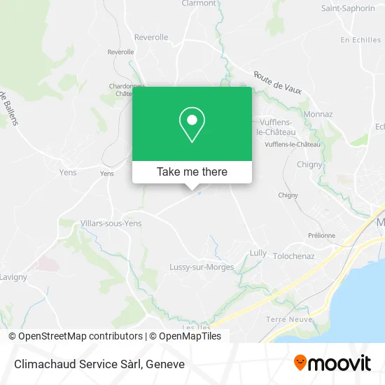 Climachaud Service Sàrl map
