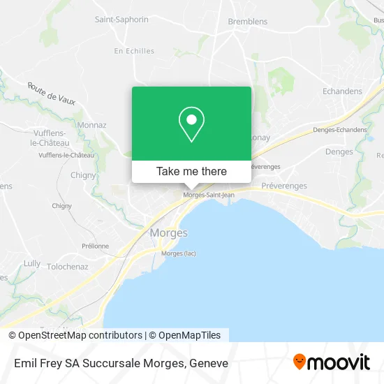 Emil Frey SA Succursale Morges map
