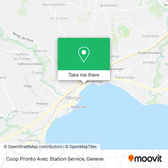 Coop Pronto Avec Station-Service map