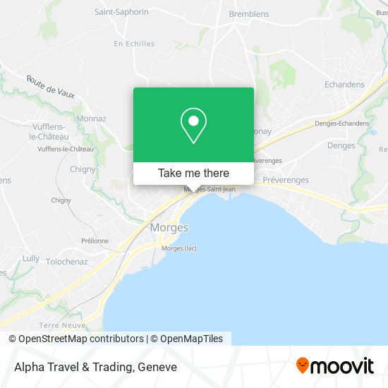 Alpha Travel & Trading map
