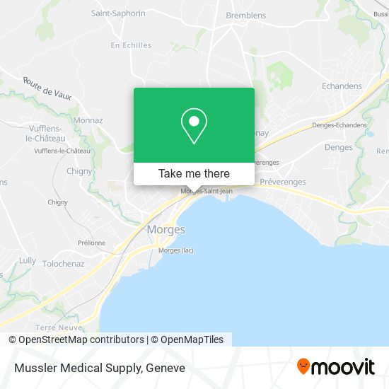 Mussler Medical Supply map