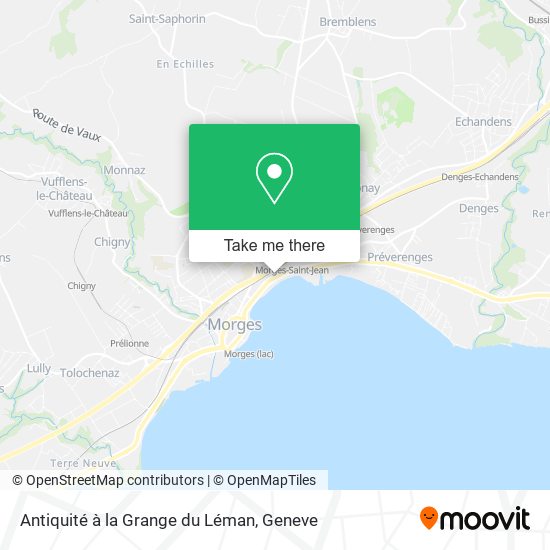 Antiquité à la Grange du Léman map