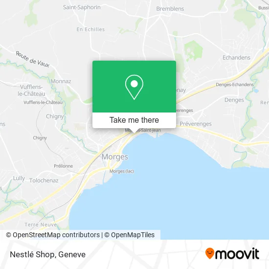 Nestlé Shop map