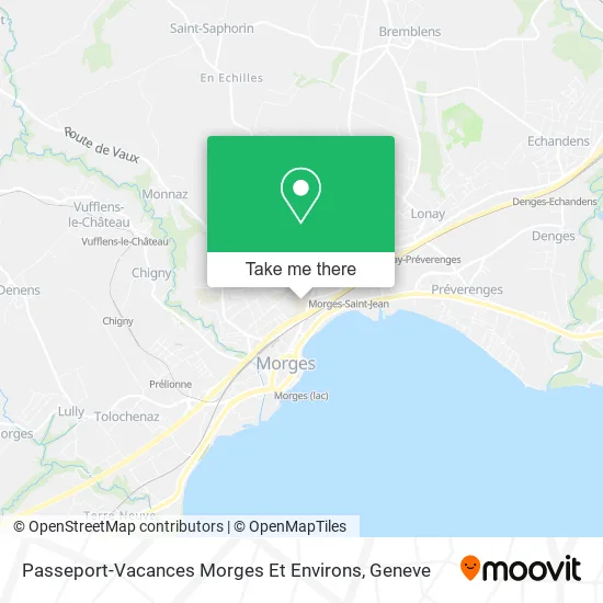 Passeport-Vacances Morges Et Environs map