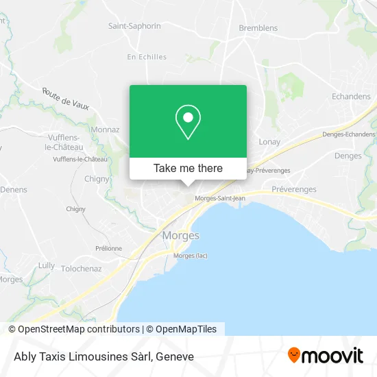 Ably Taxis Limousines Sàrl map