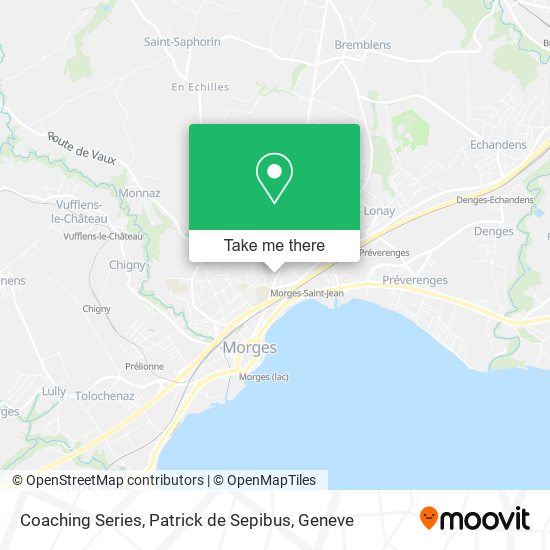 Coaching Series, Patrick de Sepibus map