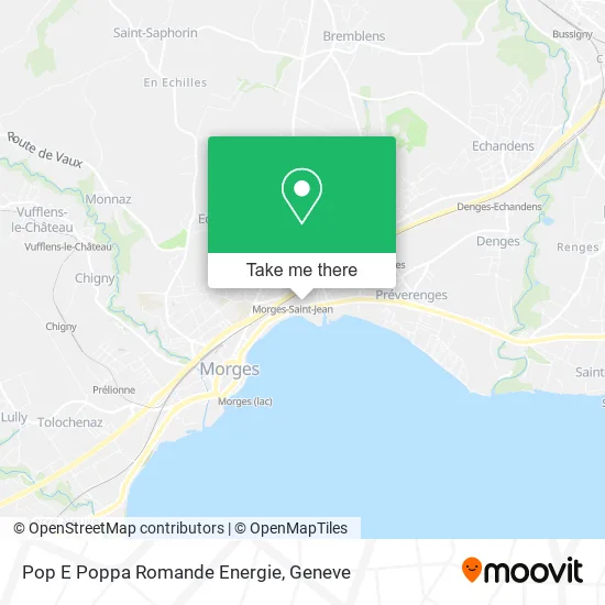 Pop E Poppa Romande Energie map