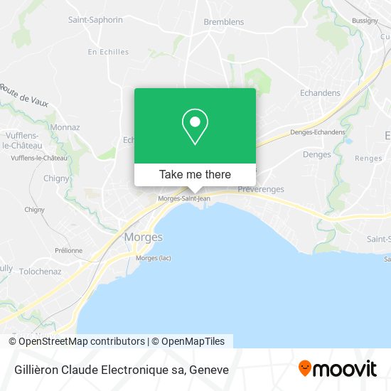 Gillièron Claude Electronique sa map