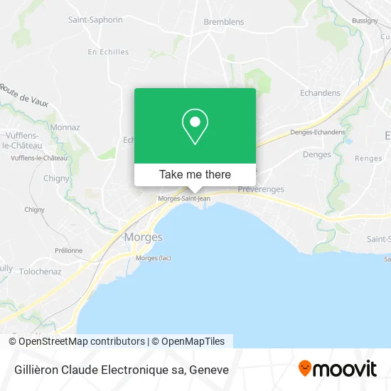 Gillièron Claude Electronique sa map