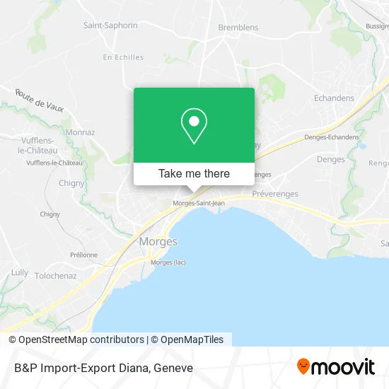 B&P Import-Export Diana map