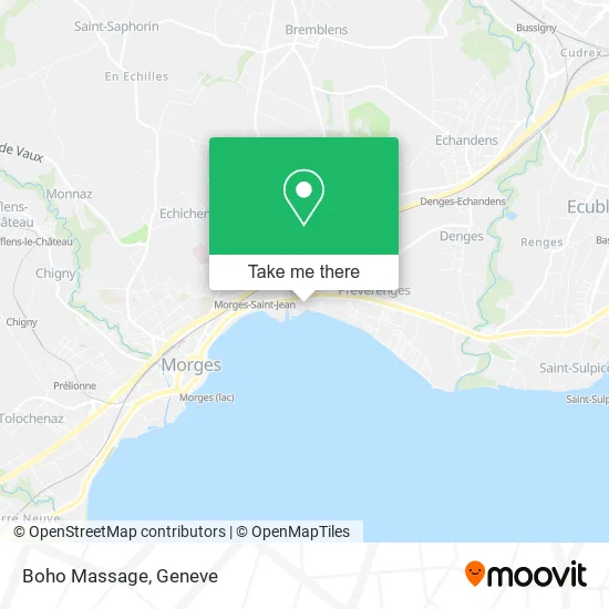 Boho Massage map