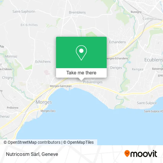 Nutricosm Sàrl map