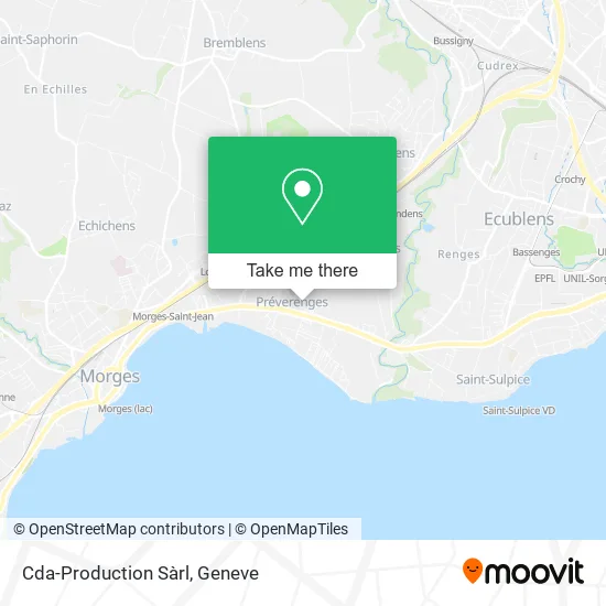 Cda-Production Sàrl map