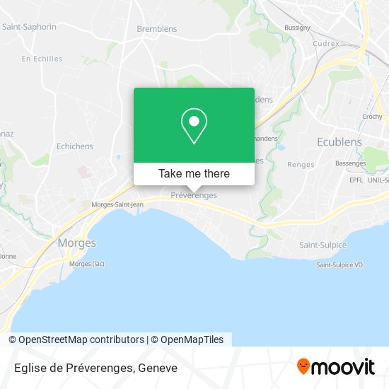 Eglise de Préverenges map