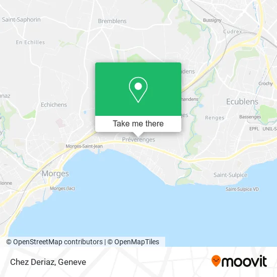 Chez Deriaz map