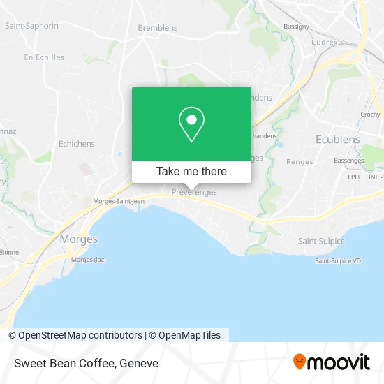Sweet Bean Coffee map