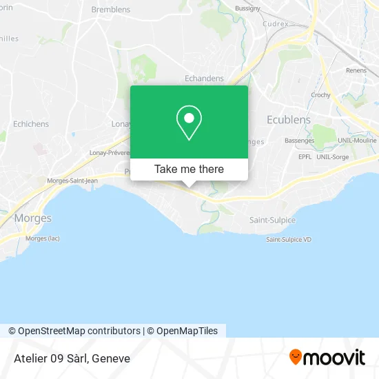 Atelier 09 Sàrl map