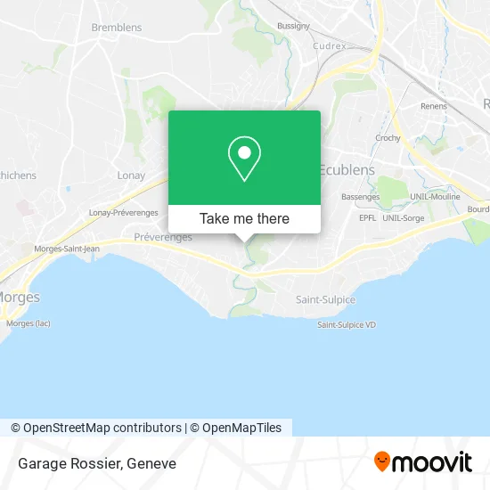 Garage Rossier map