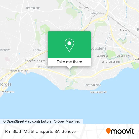 Rm Blatti Multitransports SA map
