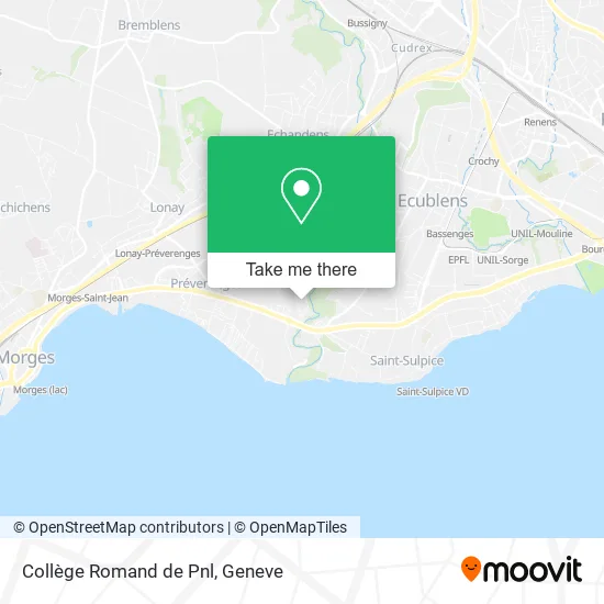 Collège Romand de Pnl map