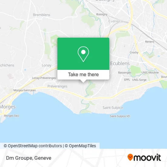 Dm Groupe map
