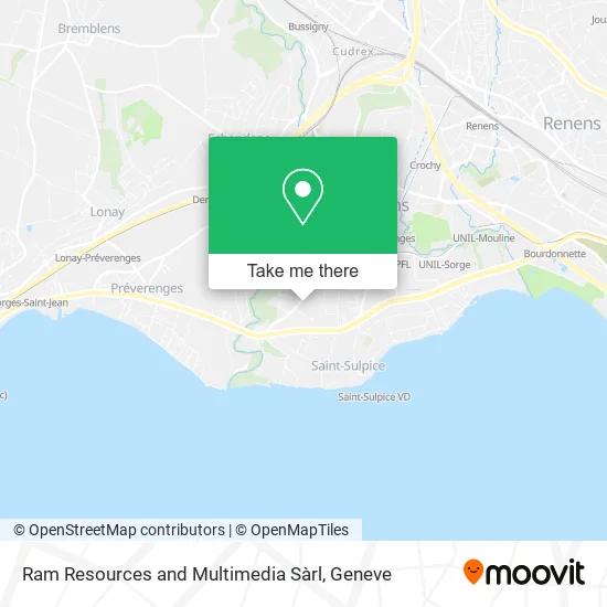 Ram Resources and Multimedia Sàrl map