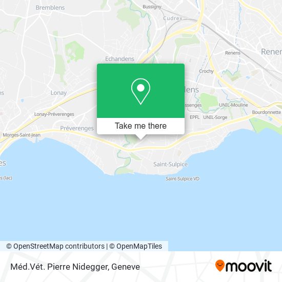 Méd.Vét. Pierre Nidegger map