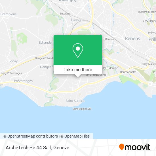 Archi-Tech Pe 44 Sàrl map