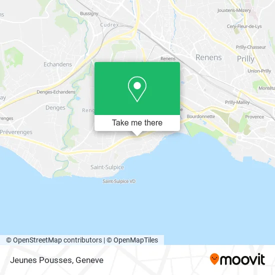 Jeunes Pousses map