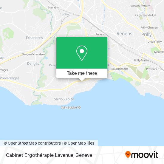 Cabinet Ergothérapie Lavenue map