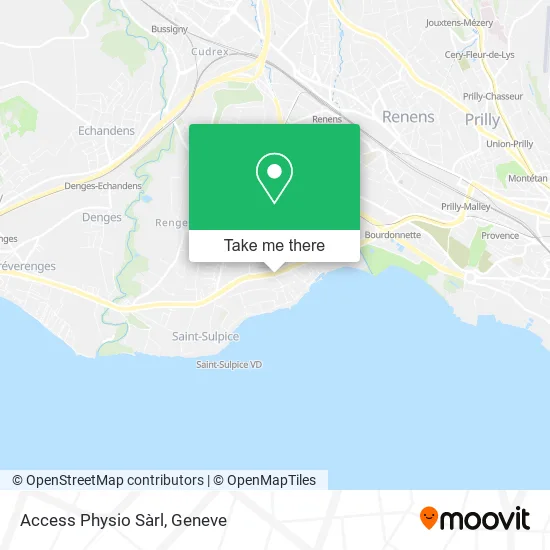 Access Physio Sàrl map