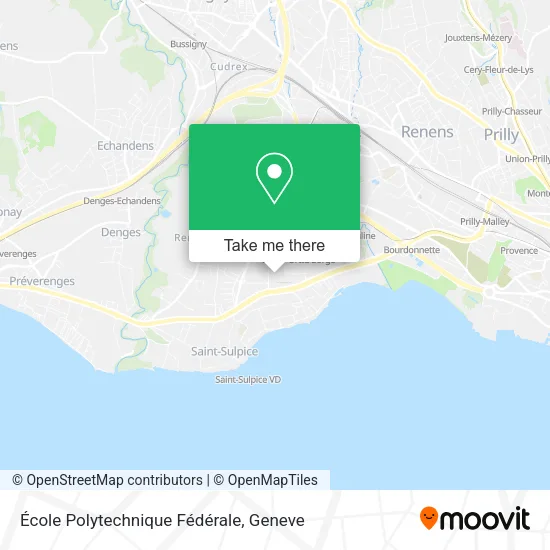 École Polytechnique Fédérale map