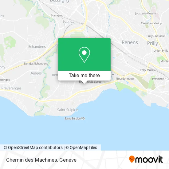 Chemin des Machines map