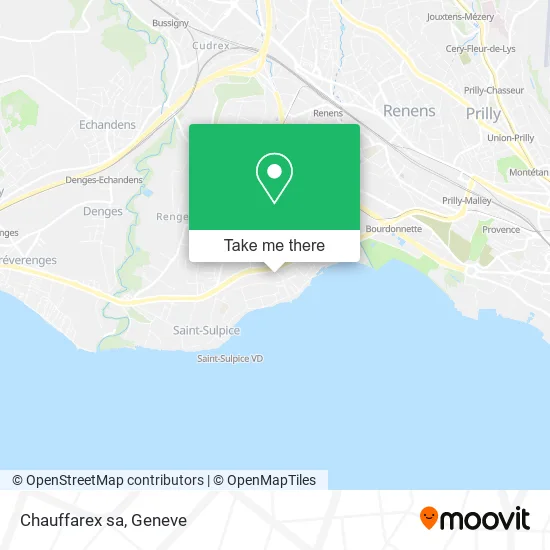 Chauffarex sa map
