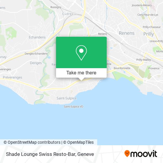 Shade Lounge Swiss Resto-Bar map
