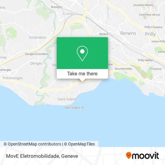 MovE Eletromobilidade map