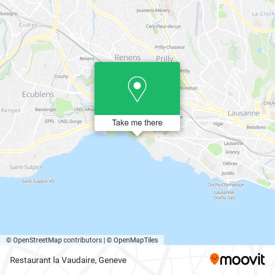 Restaurant la Vaudaire map