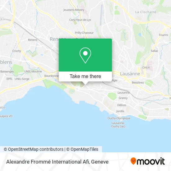 Alexandre Frommé International Afi map