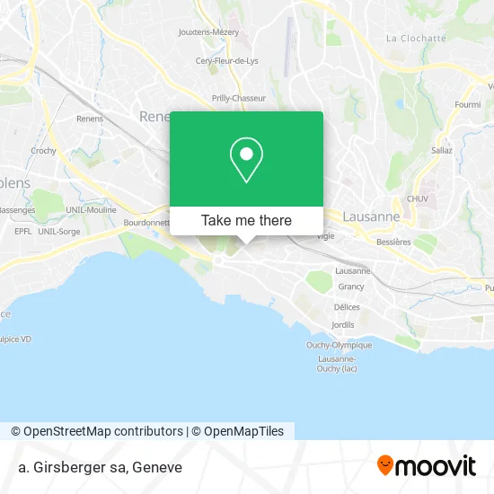 a. Girsberger sa map