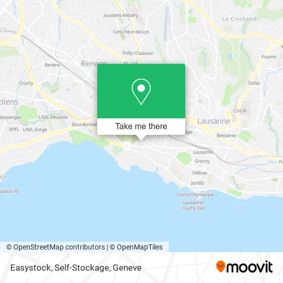 Easystock, Self-Stockage map