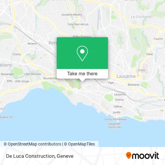 De Luca Construction map