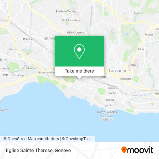 Eglise Sainte Therese map