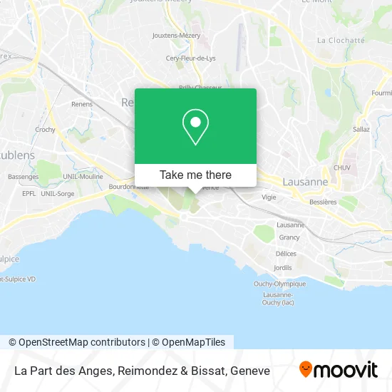 La Part des Anges, Reimondez & Bissat map