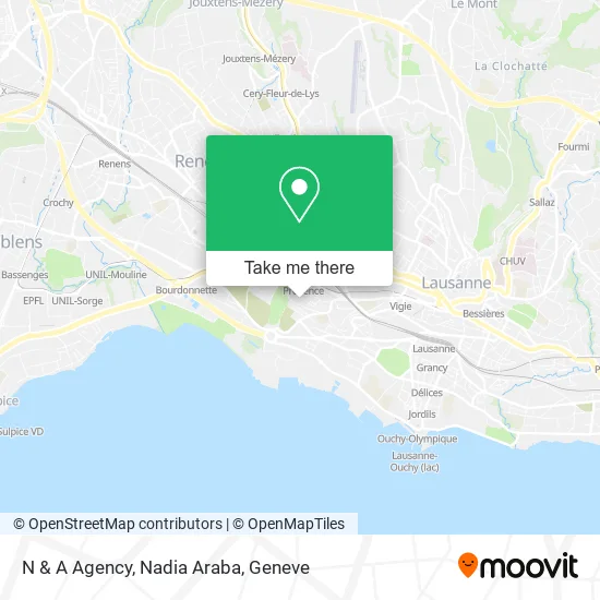 N & A Agency, Nadia Araba map