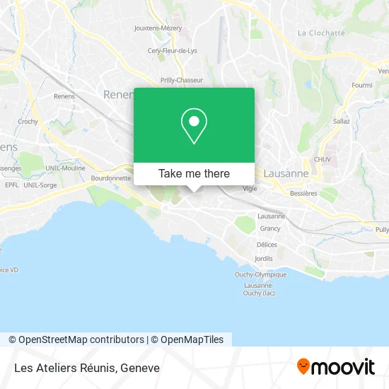 Les Ateliers Réunis map