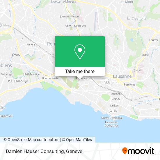 Damien Hauser Consulting map