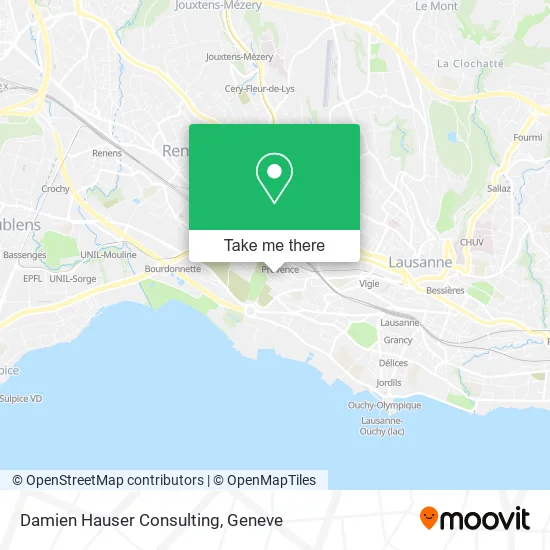Damien Hauser Consulting map