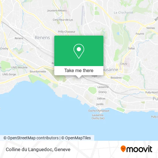 Colline du Languedoc map