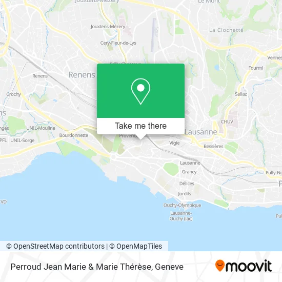 Perroud Jean Marie & Marie Thérèse map